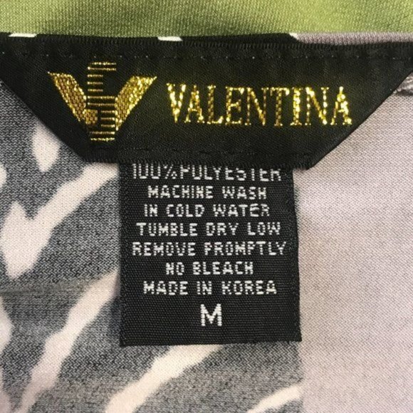 Valentina Rhinestone Colorblock 3/4 Sleeve Top - Size Medium - Picture 4 of 5